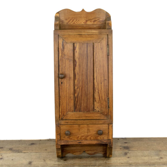 Small Rustic Pitch Pine Wall Cupboard | M-4013 | Penderyn Antiques