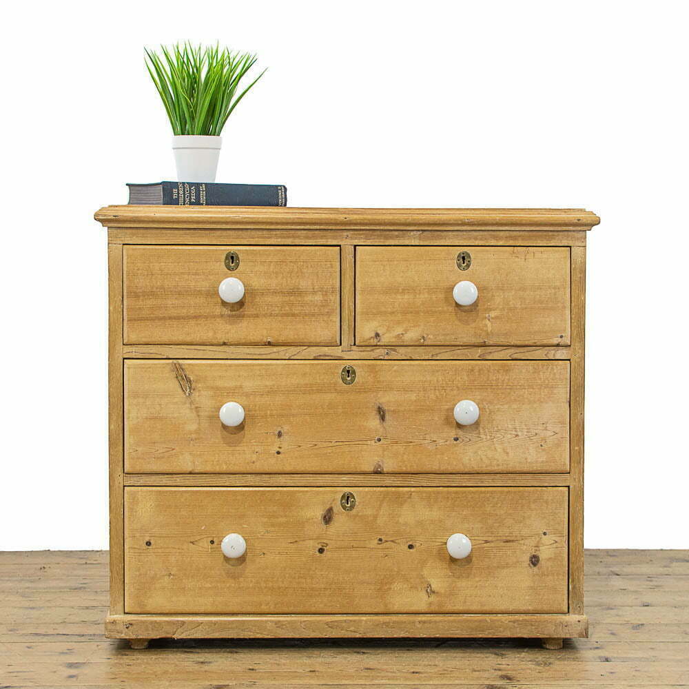 Small Antique Pine Chest Of Drawers M 4474 Penderyn Antiques   M 4474 Small Antique Pine Chest Of Drawers 1 