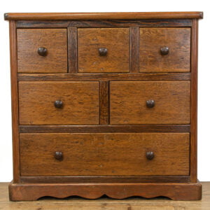 M-4762 Reclaimed Pine Chest of Drawers Penderyn Antiques (1)