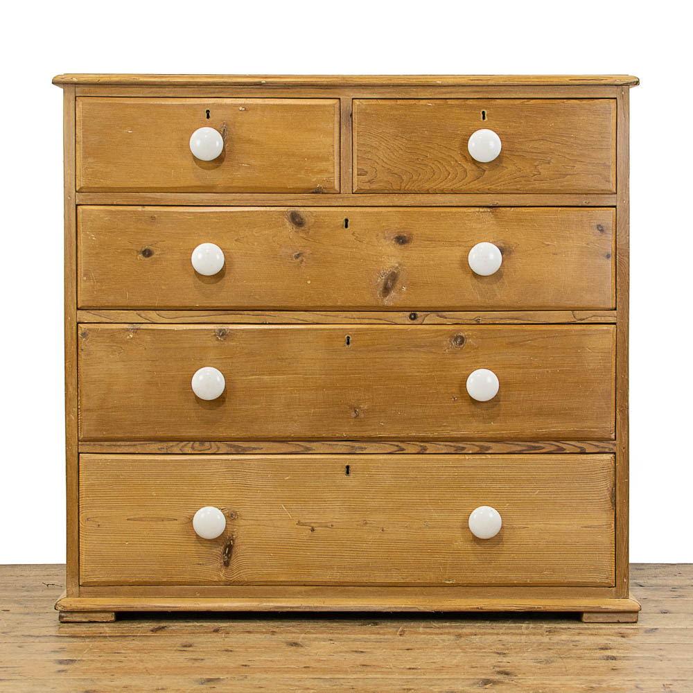 Victorian Antique Pine Chest of Drawers | M-4794 | Penderyn Antiques