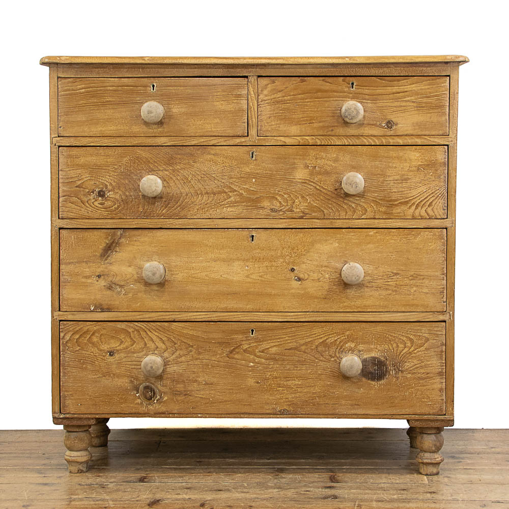 Victorian Antique Pine Chest of Drawers | M-4795 | Penderyn Antiques