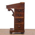 M-4859 Small Victorian Antique Rosewood Davenport Desk Penderyn Antiques (5)