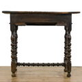 M-4980 Antique Oak Bobbin Side Table Penderyn Antiques (4)