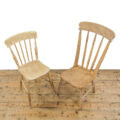 M-4994 Antique Victorian Pine Nursing Chair with Accompanying Chair Penderyn Antiques (2)
