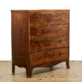 M-5003 Antique Victorian Mahogany Chest of Drawers Penderyn Antiques (6)