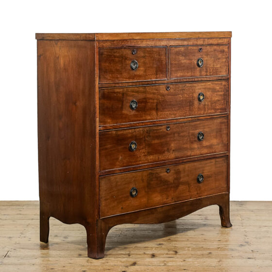 M-5003 Antique Victorian Mahogany Chest of Drawers Penderyn Antiques (6)