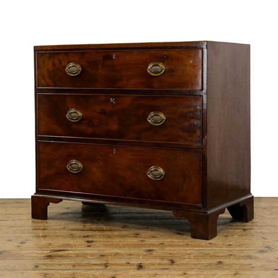 M-5008 Antique 19th Century Mahogany Chest of Drawers Penderyn Antiques (1)