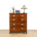 M-5021 Antique Regency Mahogany Chest of Drawers Penderyn Antiques (1)
