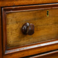 M-5037 Antique Edwardian Mahogany Pedestal Writing Desk Penderyn Antiques (6)
