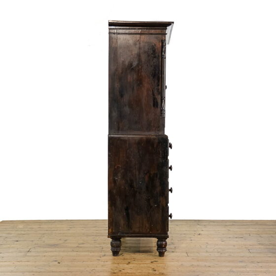 M-5043 Antique Victorian Oak Housekeeper’s Cupboard Penderyn Antiques (3)