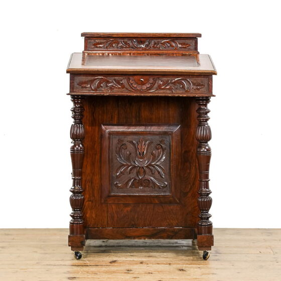 M-5072 Antique Victorian Rosewood Davenport Desk Penderyn Antiques (2)