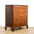 M-4937 Large Antique Edwardian Mahogany Chest of Drawers Penderyn Antiques (6)