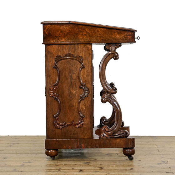 M-5076 Antique Victorian Rosewood Davenport Desk Penderyn Antiques (3)