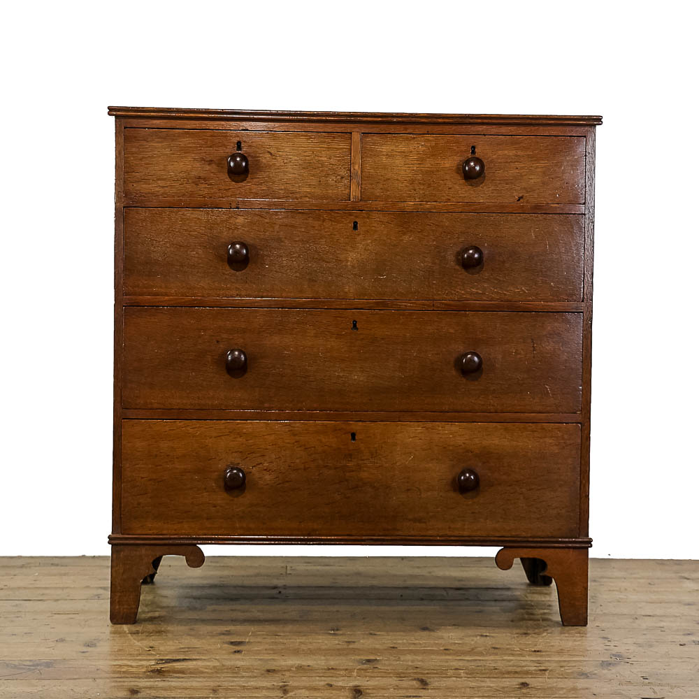 Antique Oak Chest of Drawers | M-5126 | Penderyn Antiques