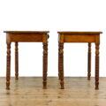 M-5229 Pair of Late 19th Century Walnut Side Tables Penderyn Antiques (3)