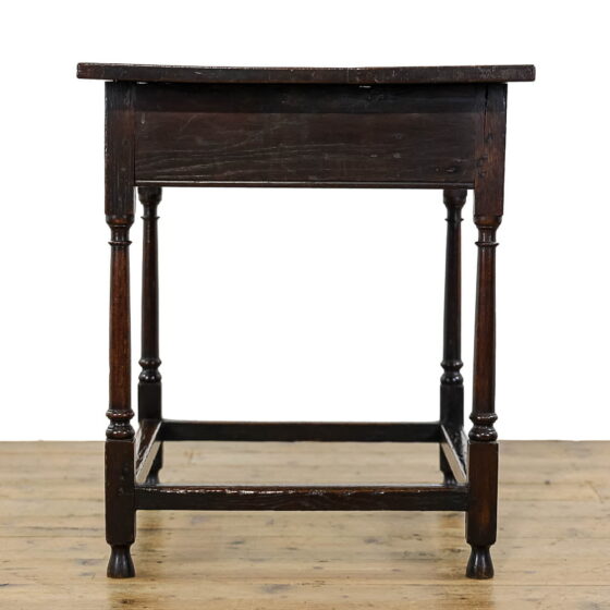 M-5240 Antique Charles II Oak Side Table Penderyn Antiques (10)
