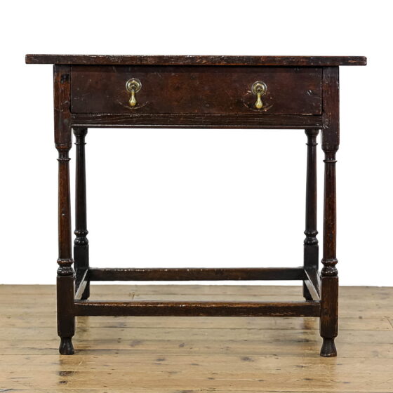 M-5240 Antique Charles II Oak Side Table Penderyn Antiques (7)
