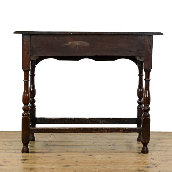 M-5241 Antique Early 18th Century Oak Lowboy Side Table Penderyn Antiques (4)