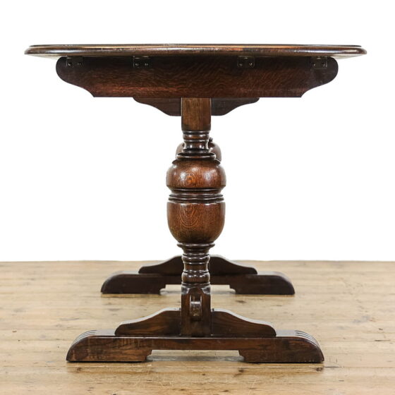 M-5277 Antique Early 20th Century Oak Refectory Table Penderyn Antiques (3)