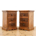 M-5304 Reclaimed Pair of Bedside Cabinets Penderyn Antique (2)