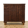 M-5376 Antique Victorian Stained Pine Chest of Drawers Penderyn Antiqes (3)
