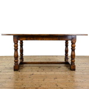 M-5393 Early 20th Century Oak Refectory Table Penderyn Antiques (5)