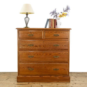 M-5464 Antique Pine Chest of Drawers Penderyn Antiques (1)