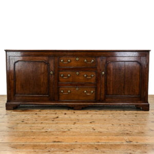 M-5469 Antique 19th Century Oak Dresser Base Penderyn Antiques (2)
