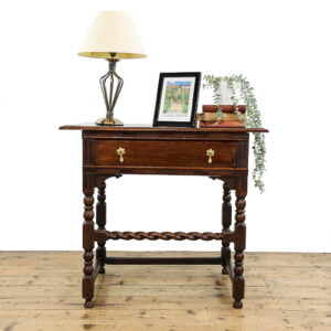 M-5477 Antique 17th Century Style Oak Side Table Penderyn Antiques (1)